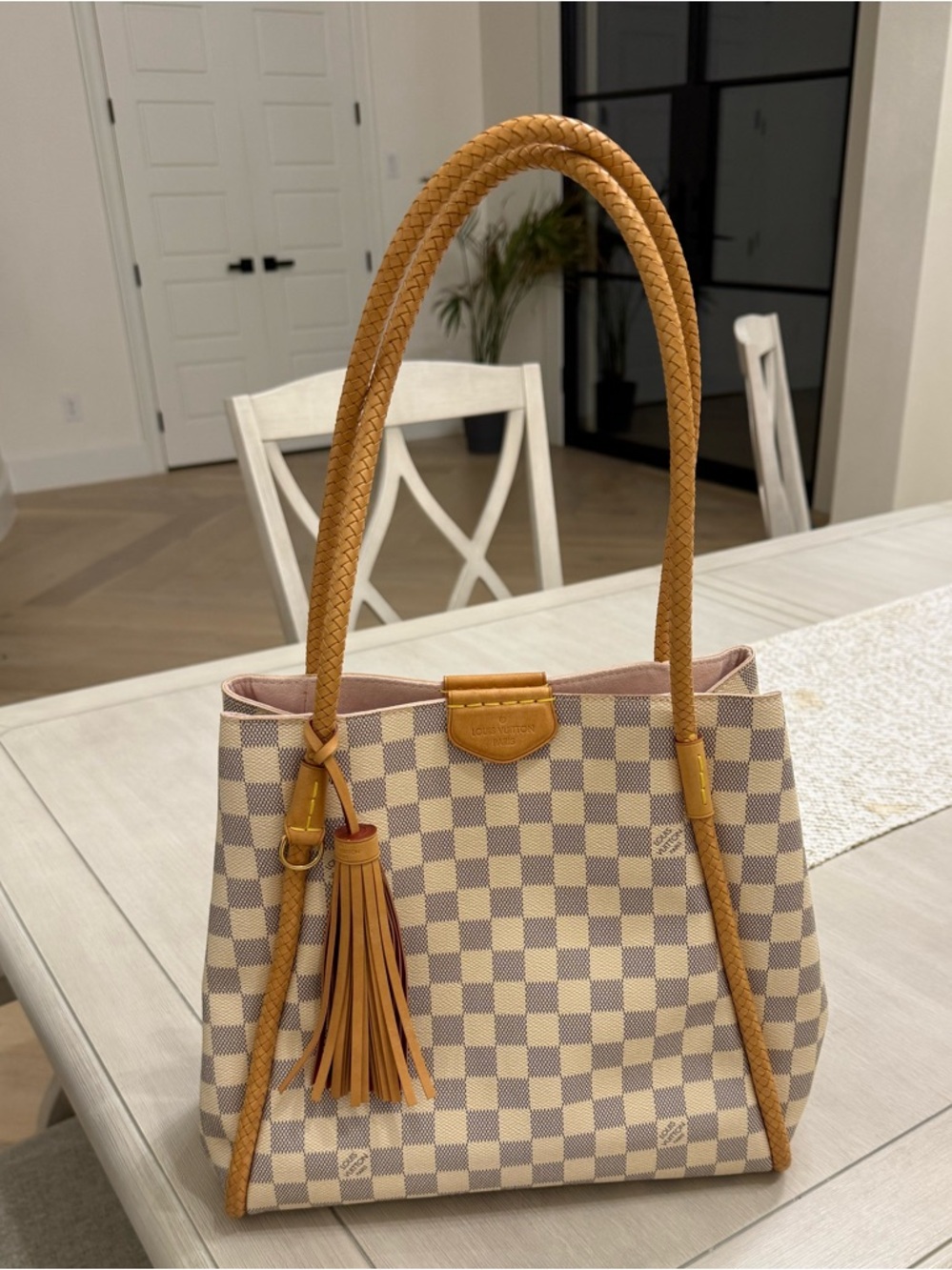Louis Vuitton PROPRIANO Damier Azur tote rare find 🦄